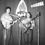 Dido (T.O. Nevada) a Jim, cca 1973, možno predkolo Porty alebo iný koncert v OS Luník I.