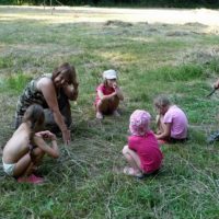 s deťmi na tábore v Haďom údolí