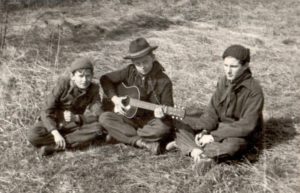 osadníci T.O. Yukon (1950), zľava Bojo, Siko, Kid